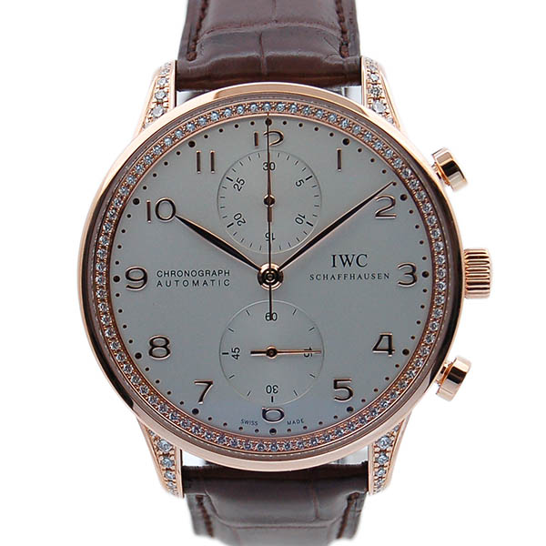 IWC　ポルトギーゼ　クロノグラフ　ダイヤコレクション　IW371486　ピンクゴールド　新品