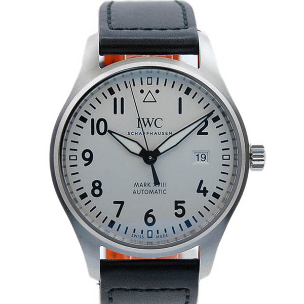 IWC　パイロットウォッチ　マーク18　IW327002　シルバー　革　新品