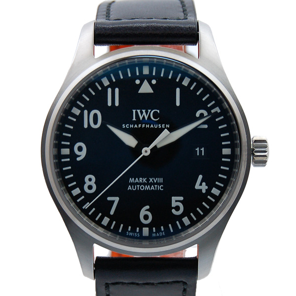 IWC　パイロットウォッチ　マーク18　IW327001　ブラック　革　新品