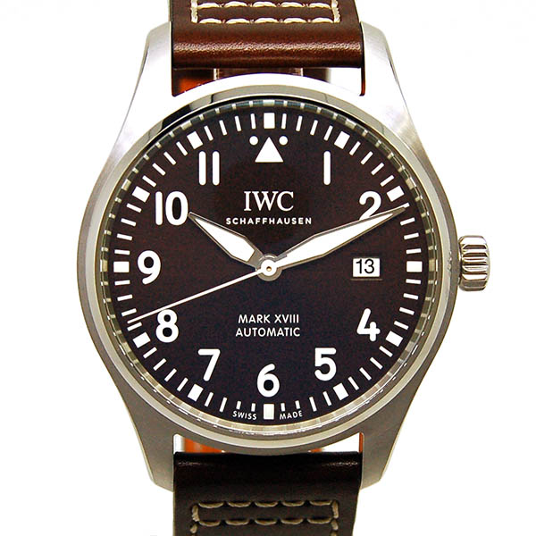 IWC　パイロットウォッチ　マーク18　アントワーヌ・ド・サンテグジュペリ IW327003　ブラウン　革　新品
