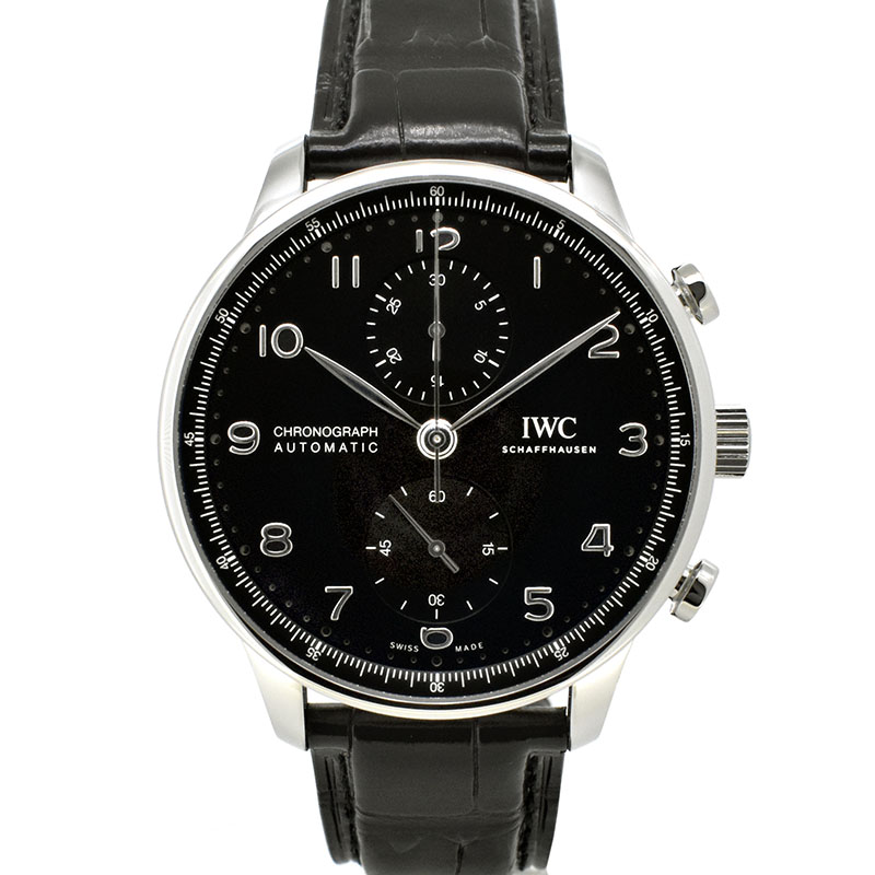 IWC　ポルトギーゼ　クロノグラフ　IW371609　ブラック　41mm　新品