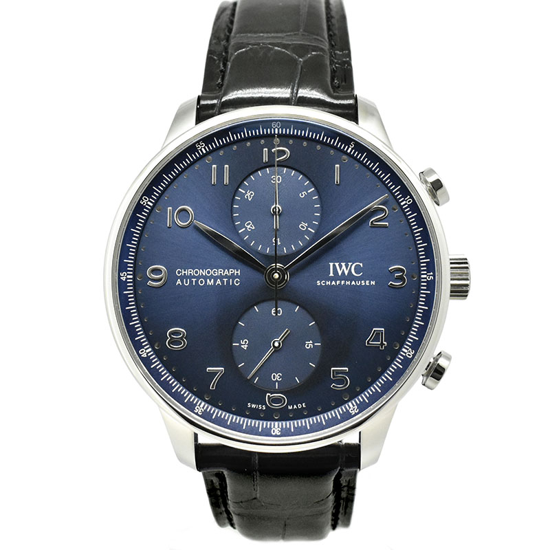 IWC　ポルトギーゼ　クロノグラフ　IW371606　ブルー　41mm　新品