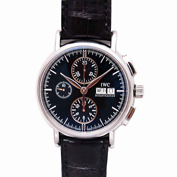 IWC　ポートフィノ　クロノグラフ　IW378303　SS　ブラック　自動巻　新品