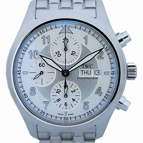IWC　パイロットスピットファイアー　IW371705　クロノグラフ　自動巻　SS　シルバー　新品