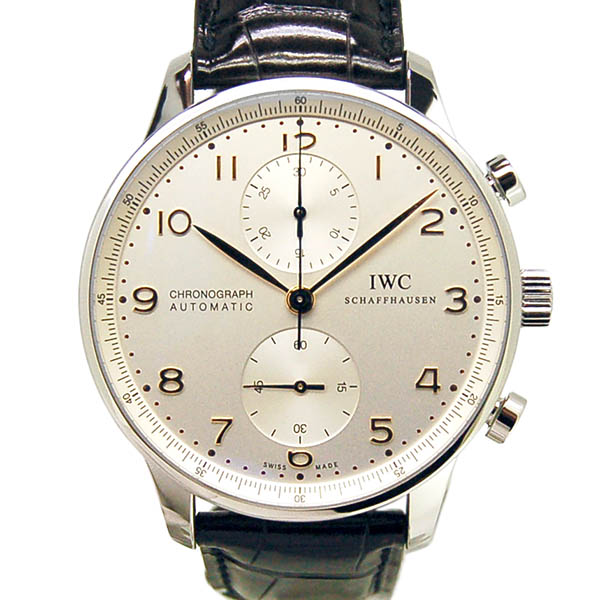 IWC　ポルトギーゼ　IW371445　シルバー　金針　Dバックル　自動巻　メンズ　新品