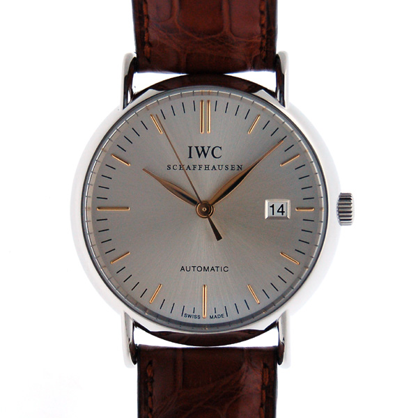 IWC　ポートフィノ　IW356303　シルバー　自動巻　39mm　革ベルト　新品