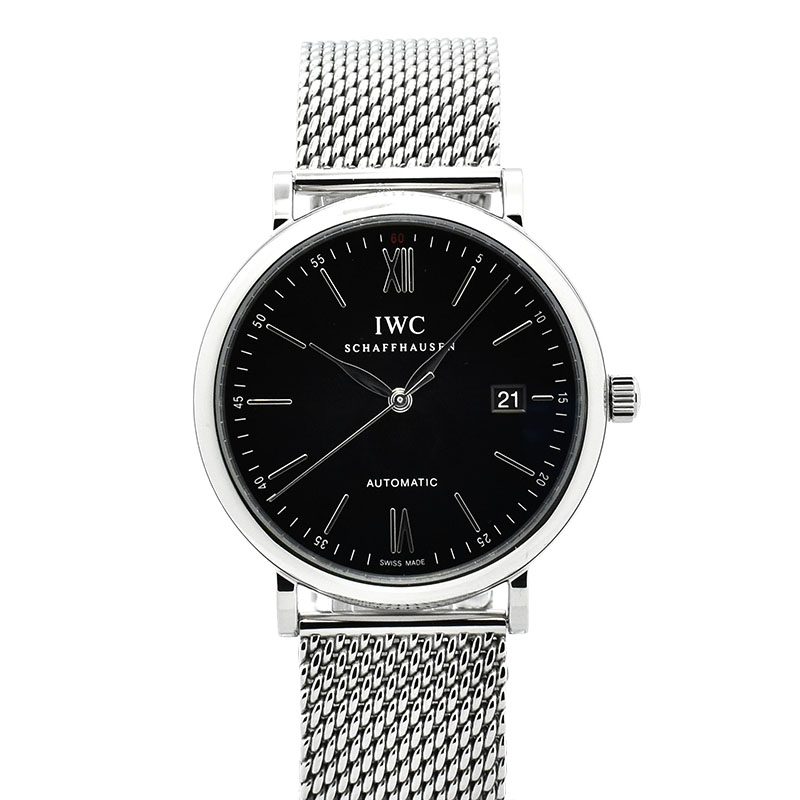 IWC　ポートフィノ　IW356506　SS　40mm　ブラック　新品