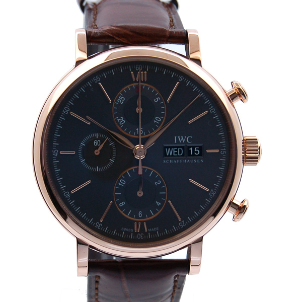 IWC　ポートフィノ　クロノグラフ　IW391021　K18RG　42mm　グレー　新品