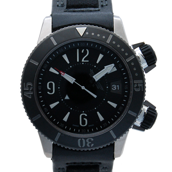 ジャガールクルト　Jaeger LeCoultre　マスターコンプレッサーダイビングアラーム　ネイビーシールズ　Q183T470　革ベルト　新品アウトレット