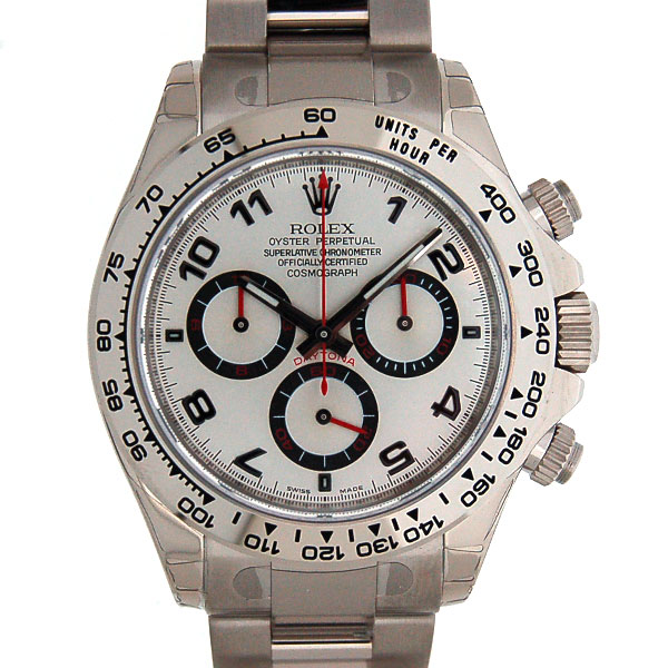 Rolex ロレックス　掛け時計　デイトナ　ホワイト　シルバー tr712.jpg