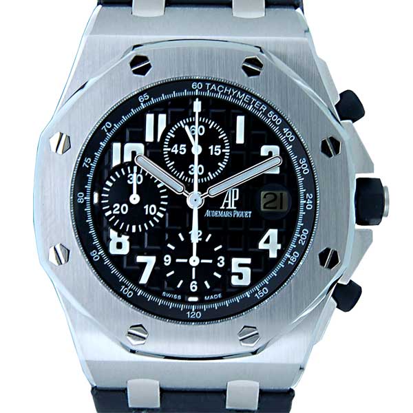 オーデマ・ピゲ　AUDEMARS PIGUET　ロイヤルオーク　オフショアクロノ　26020ST.OO.D001IN.01　自動巻き　メンズ　42mm　革ベルト