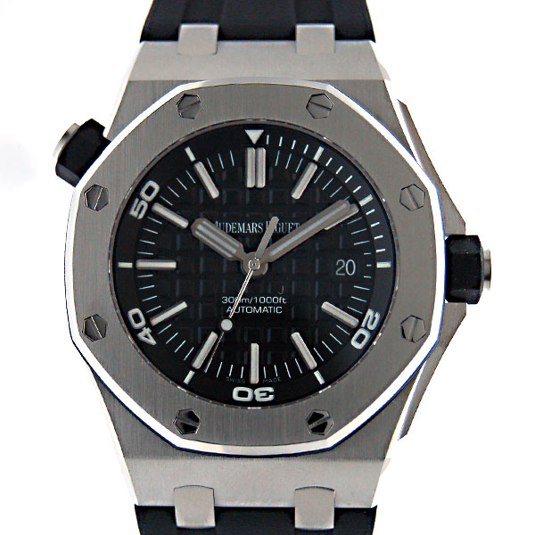 オーデマ・ピゲ　AUDEMARS PIGUET　ロイヤルオーク　オフショアダイバー　15703ST.OO.A002CA.01　ブラック　SS　42mm　新品
