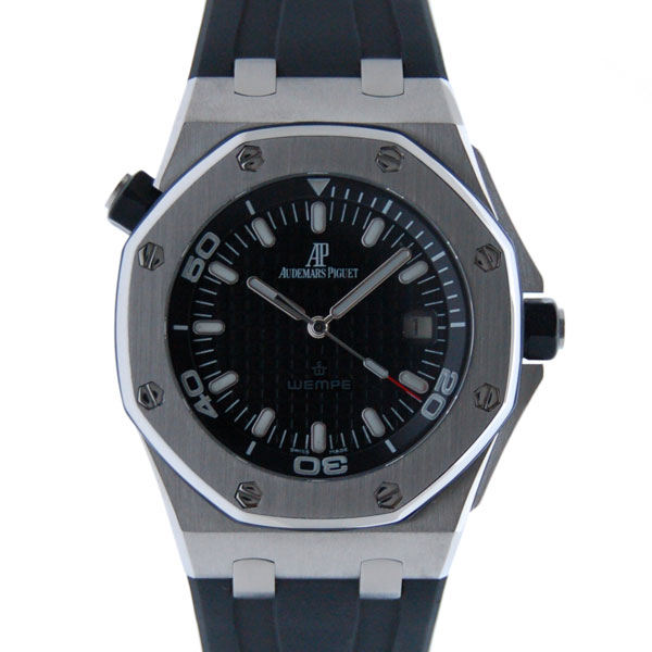 オーデマ・ピゲ　AUDEMARS PIGUET　ロイヤルオーク　オフショアダイバー　WEMPE　15340ST.OO.D002CA.01　ブラック　SS　42mm　未使用品