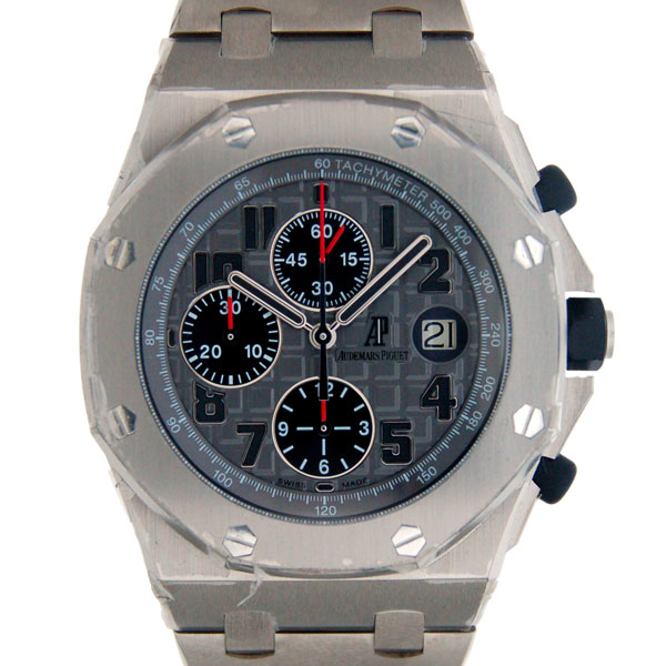 オーデマ・ピゲ　AUDEMARS PIGUET　ロイヤルオーク　オフショアクロノ　26170TI.OO.1000TI.01　チタン　グレー　新品