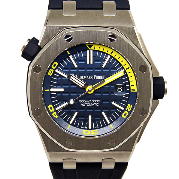 オーデマ・ピゲ　AUDEMARS PIGUET　ロイヤルオーク　オフショアダイバー　15710ST.OO.A027CA.01　ラバー　ブルー　ブティック限定　SS　42mm　新品