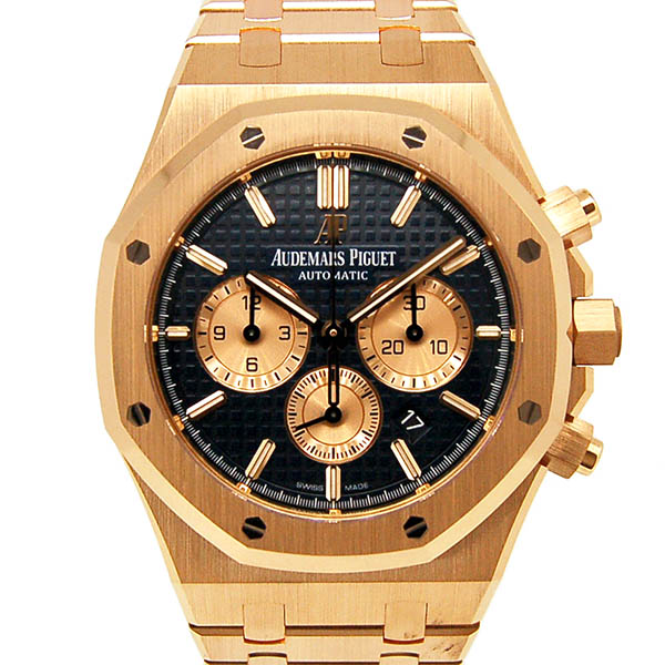 オーデマ・ピゲ　AUDEMARS PIGUET　ロイヤルオーク　クロノグラフ　26331OR.OO.1220OR.01　ピンクゴールド　41mm　ブルー　新品