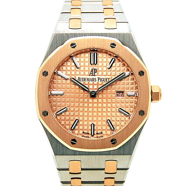 オーデマ・ピゲ AUDEMARS PIGUET ロイヤルオーク 67650SR.OO.1261SR.01 33mm ピンク クォーツ 新品 オーデマ・ピゲ AUDEMARS PIGUET ロイヤルオーク 67650SR.OO.1261SR.01 33mm ピンク クォーツ 新品
