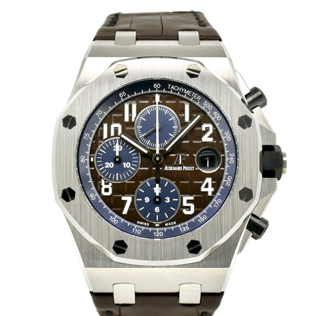 オーデマ・ピゲ　AUDEMARS PIGUET　ロイヤルオーク オフショアクロノグラフ　26470ST.OO.A099CR.01　42mm　ブラウン/ブルー　新品