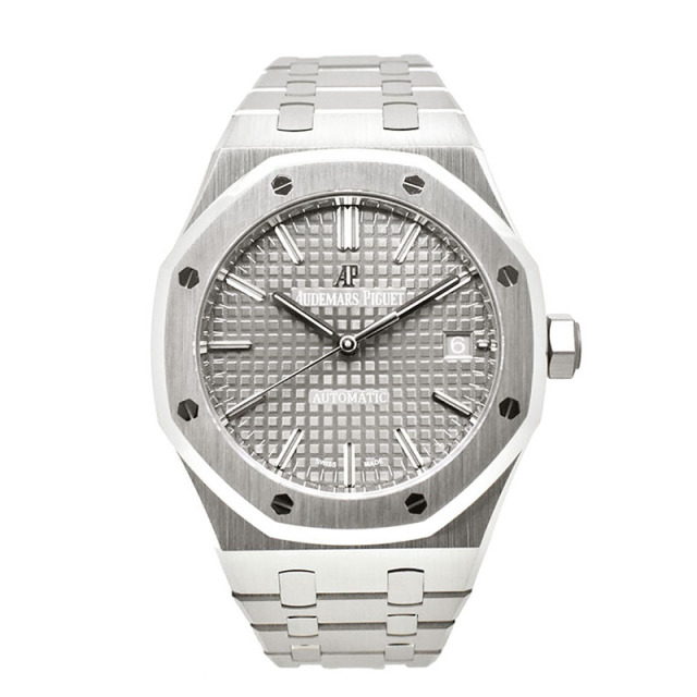 オーデマ・ピゲ　AUDEMARS PIGUET　ロイヤルオーク　オートマティック　15450ST.OO.1256ST.02　37mm　グレー　新品