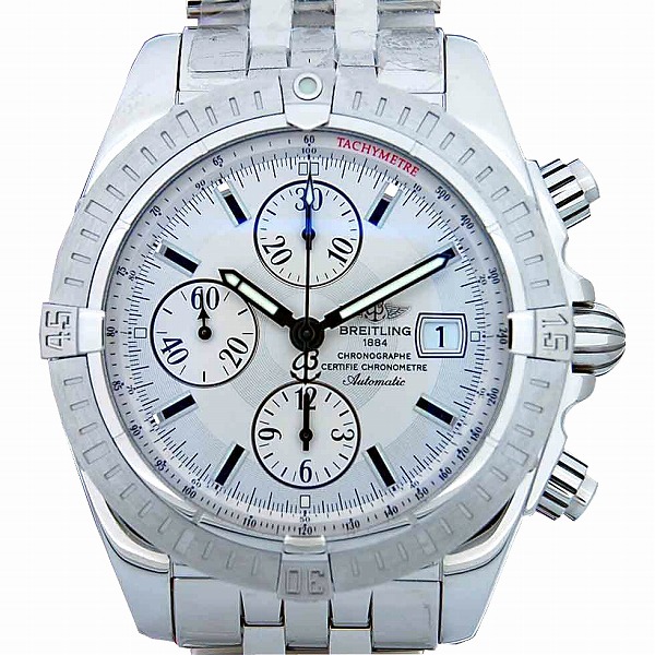 ブライトリング　BREITLING　クロノマットエボリューション　A13356　自動巻き　メンズ　シルバー