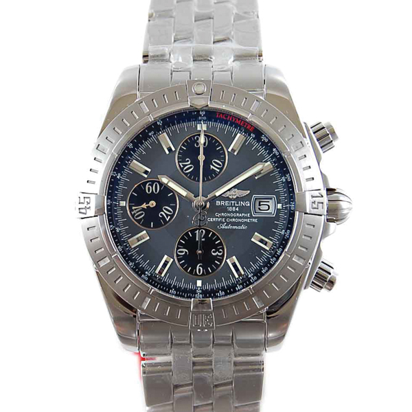 ブライトリング　BREITLING　クロノマットエボリューション　A13356　自動巻き　ストレートグレー