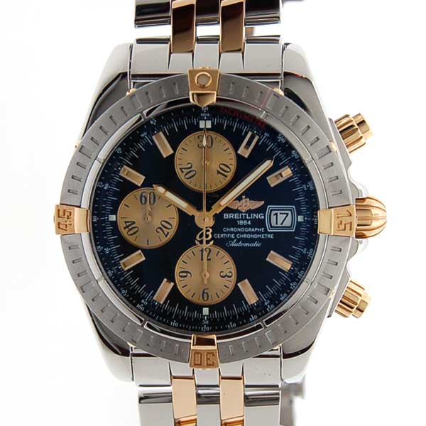 ブライトリング　BREITLING　クロノマットエボリューション　ビコロ　B156B20PAO　自動巻　コンビ　メンズ　ブラック　新品