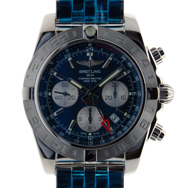 ブライトリング　BREITLING　クロノマット44 GMT　A042C51PA　メタリカブルー　SS　44mm　新品