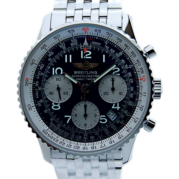 ブライトリング　BREITLING　ナビタイマー　A23322　ブルー　アラビア文字盤　自動巻き　新品