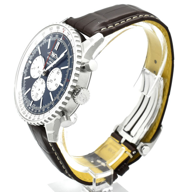 ブライトリング BREITLING ナビタイマーB01 クロノグラフ 46 AB0137211C1P1 ブルー/シルバー 46mm 新品