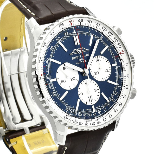ブライトリング BREITLING ナビタイマーB01 クロノグラフ 46 AB0137211C1P1 ブルー/シルバー 46mm 新品