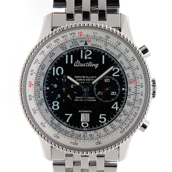 ブライトリング　BREITLING　モンブリラン1903　ライト兄弟　A35330　SS　シルバー　自動巻　新品