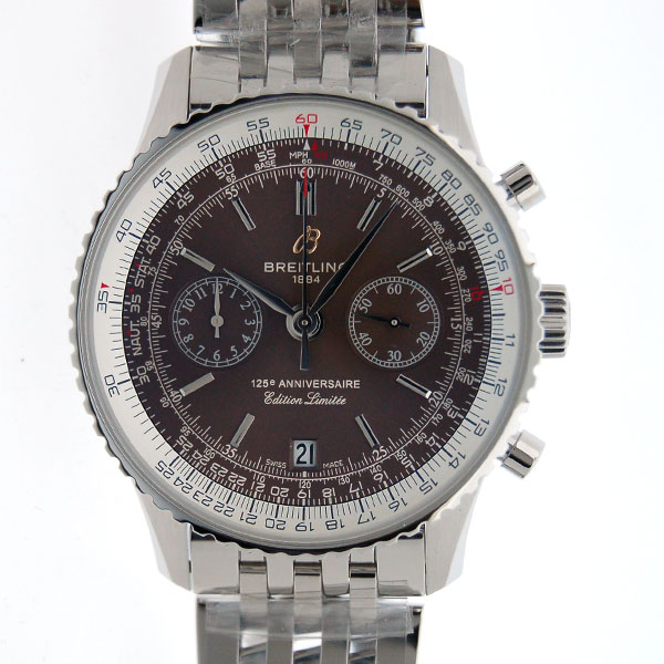 ブライトリング　BREITLING　ナビタイマー　125周年記念　A26322　ブラウン　43mm　自動巻　世界2009本限定　新品