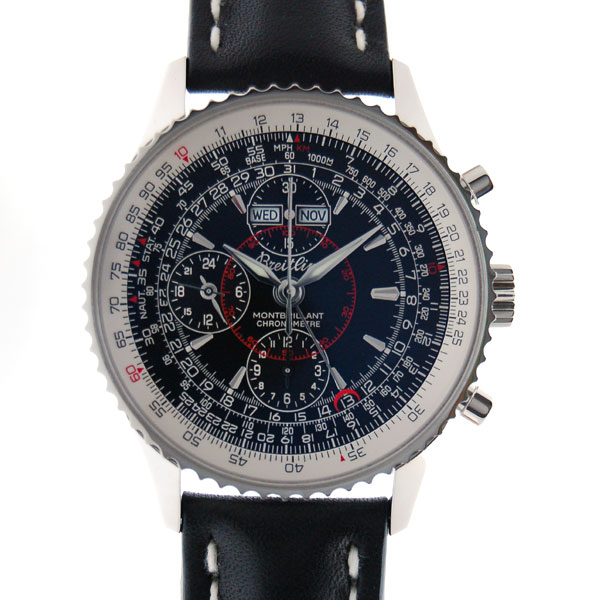 ブライトリング　BREITLING　モンブリラン　ダトラ　A213B71KBA　ブラック　生産終了品　革ベルト　新品