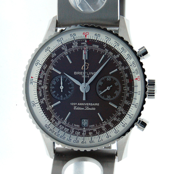 ブライトリング　BREITLING　ナビタイマー　125周年記念　A262Q59ARS　ブラウン　43mm　自動巻　世界2009本限定　新品