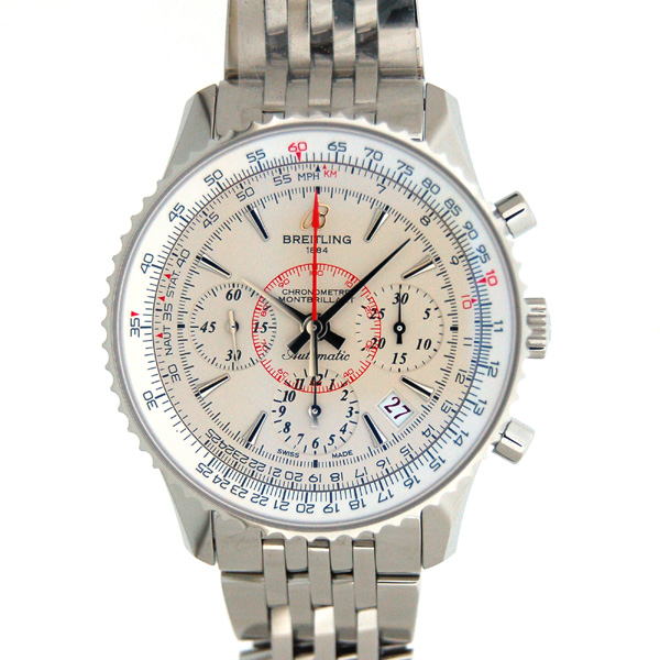 ブライトリング　BREITLING　ナビタイマー　モンブリラン01　リミテッド　S033G09NP　自動巻　シルバー　SS　新品