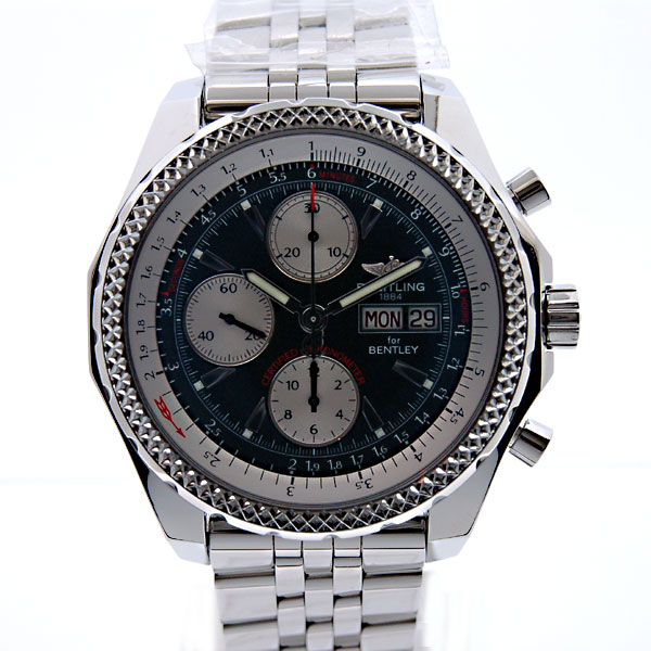 ブライトリング　BREITLING　ベントレーGT　A13362　グリーン　SS　44,8mm　新品