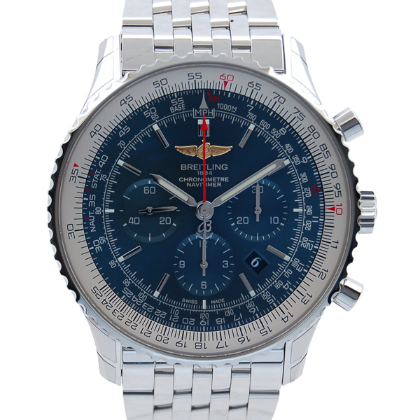 ブライトリング　BREITLING　ナビタイマー01　46mm　A017C89NP　SS　ブルー　新品