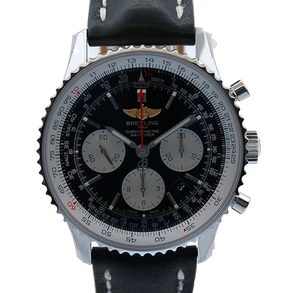 ブライトリング　BREITLING　ナビタイマー01　A022B01KBD　43mm　ブラック　革ベルト　Dバックル　新品