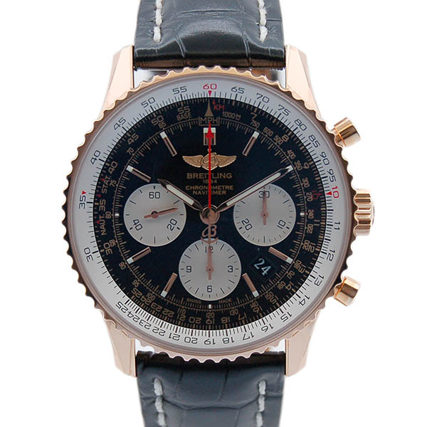 ブライトリング　BREITLING　ナビタイマー01　R022B49WBA　18Kレッドゴールド　ブラック　新品