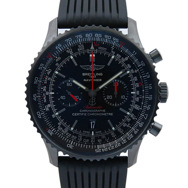 ブライトリング　BREITLING　ナビタイマー46　ブラックスチール　M017B51PRB　新品