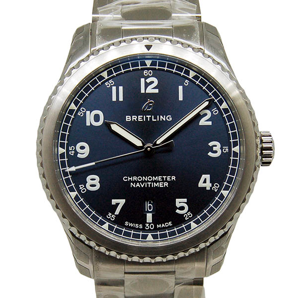 ブライトリング　BREITLING　ナビタイマー8　 A168C-1PSS　41mm　SS　ブルー　新品