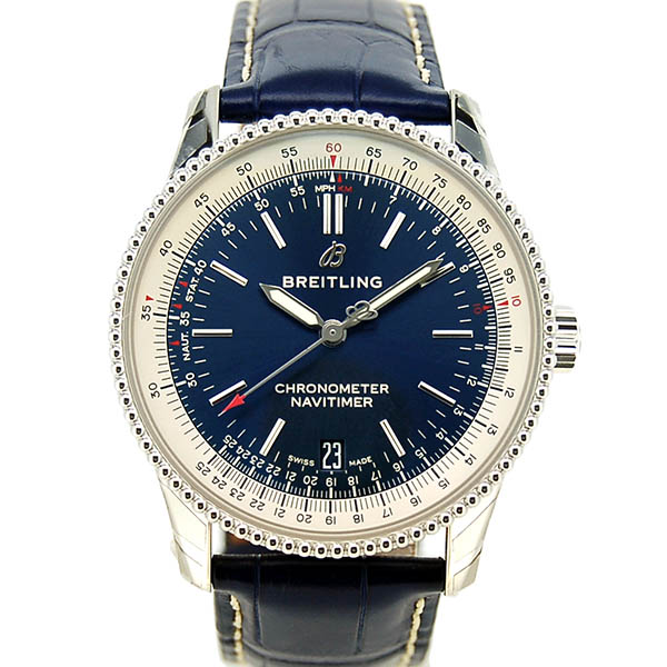 ブライトリング BREITLING ナビタイマー1 オートマチック38 A165C-1WAD SS 革ベルト 新品 ブライトリング BREITLING ナビタイマー1 オートマチック38 A165C-1WAD SS 革ベルト 新品