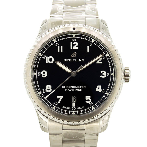 ブライトリング BREITLING ナビタイマー8 A168B-1PSS 41mm SS ブラック 新品