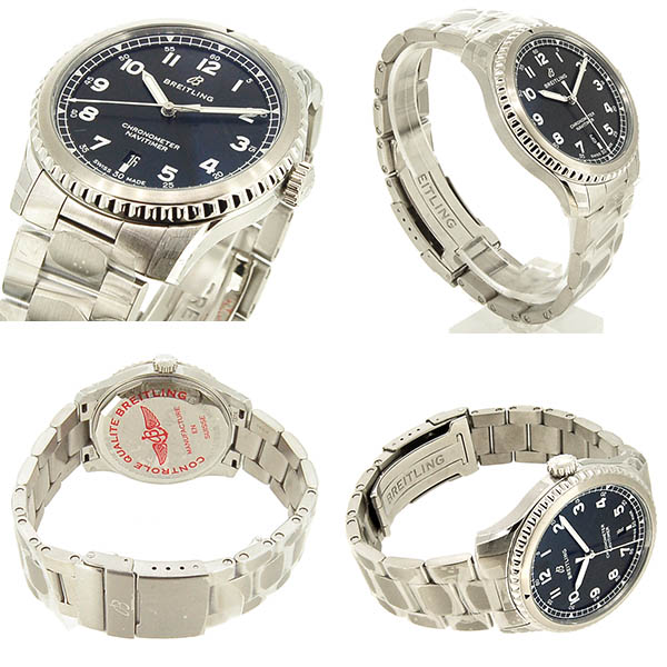 ブライトリング BREITLING ナビタイマー8 A168B-1PSS 41mm SS ブラック 新品