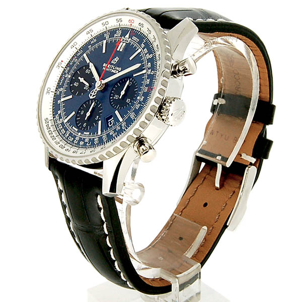 ブライトリング BREITLING ナビタイマー1 B01 クロノグラフ 43 A022C-1WBA SS ブルー/ブラック 革ベルト 新品