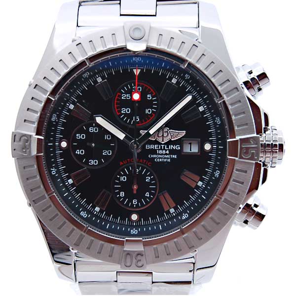ブライトリング　BREITLING　スーパーアベンジャー　A13370　ブラック　自動巻　クロノグラフ　新品