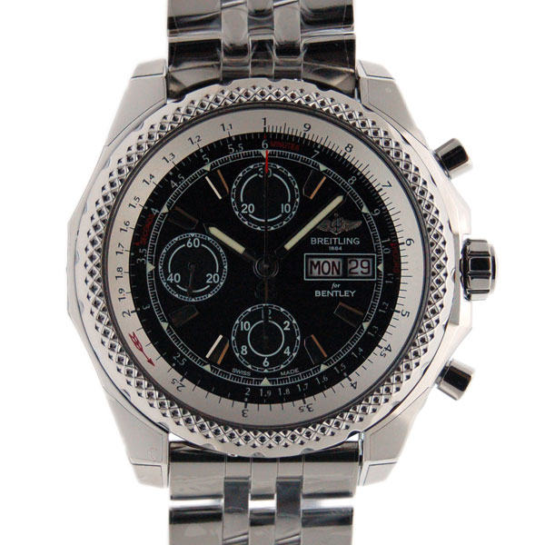 ブライトリング　BREITLING　ベントレーGT　A362B57SP　ブラックアイス　SS　44,8mm　自動巻　新品