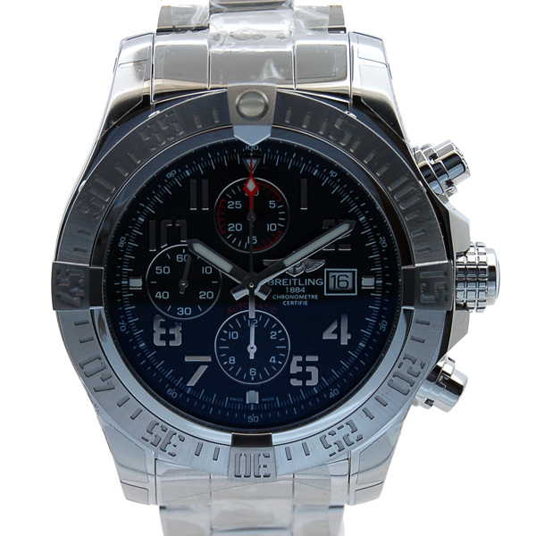 ブライトリング　BREITLING　スーパーアベンジャー2　A331B28PSS　48mm　ブラックアラビア　自動巻　クロノグラフ　新品