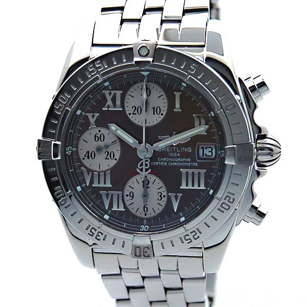 ブライトリング　BREITLING　クロノコックピット　A13358　ブラウンローマ　39mm　ブレス　新品