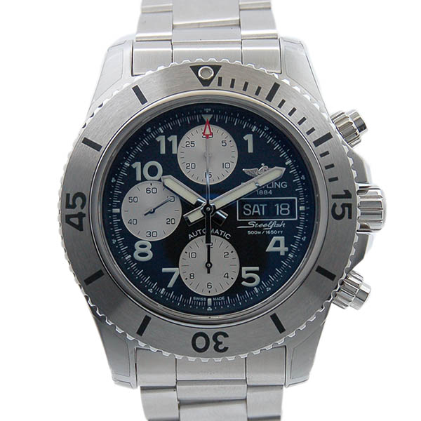 ブライトリング　BREITLING　スーパーオーシャン　クロノグラフ　スティールフィッシュ　A141B19PSS　新品